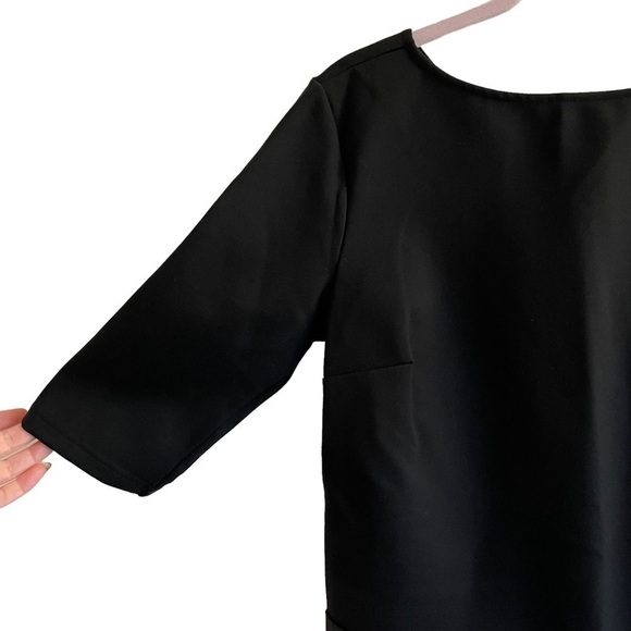 Betabrand Fleece-Lined Little Black Dress, Size M - Picture 5 of 10